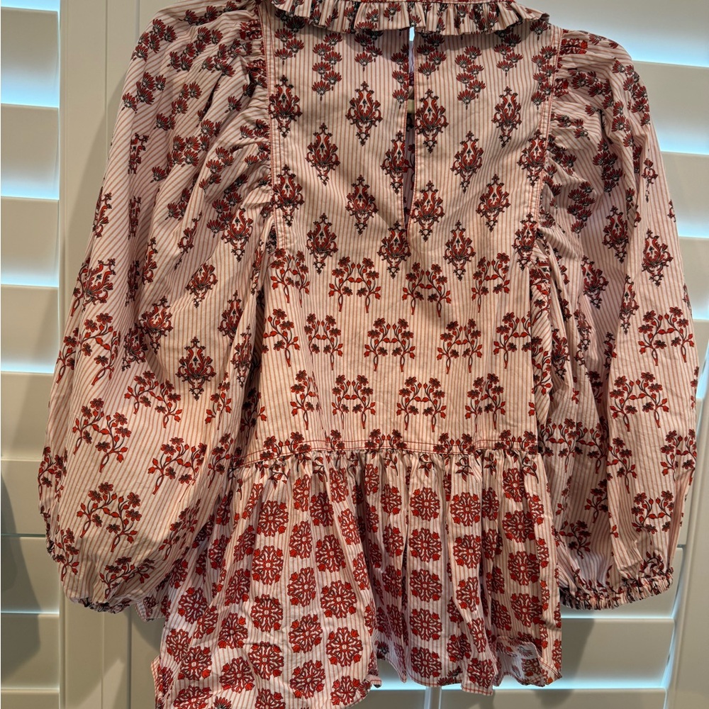 Hunter Bell Red Floral Blouse